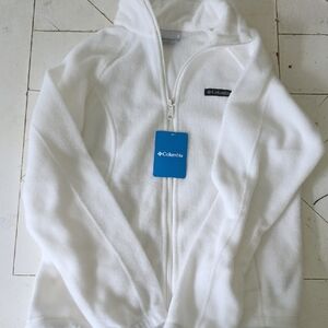 Columbia Snowy White Fleece Hoodie